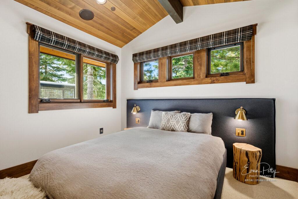 Bedroom photography Truckee, CA Mardis Camp