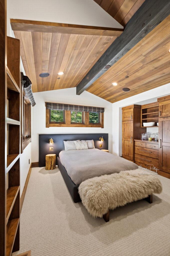 Bedroom photography Truckee, CA Mardis Camp
