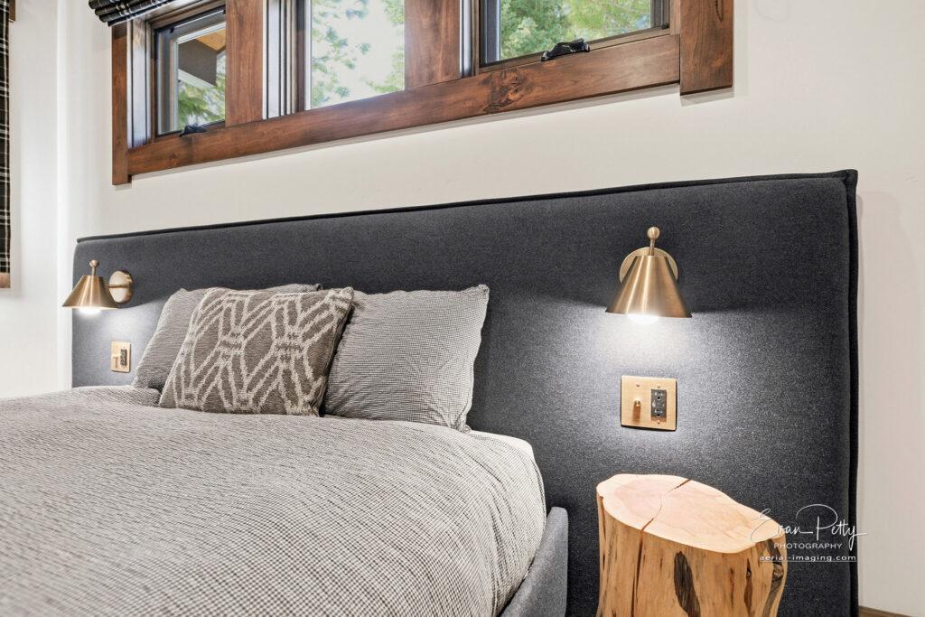 Custom Headboard bedroom photography