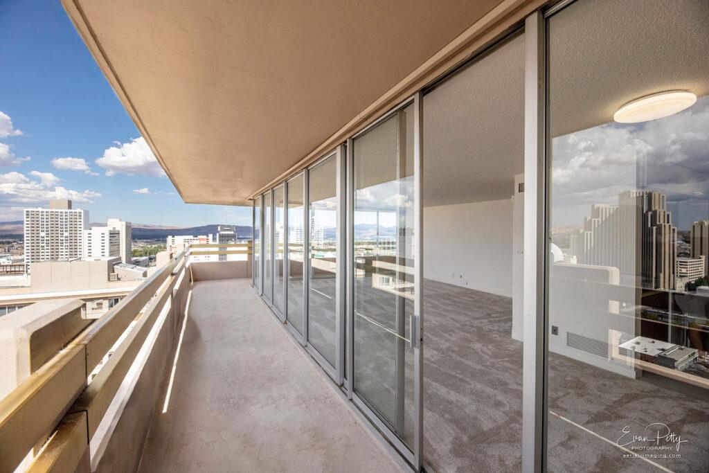 Balcony view from outside