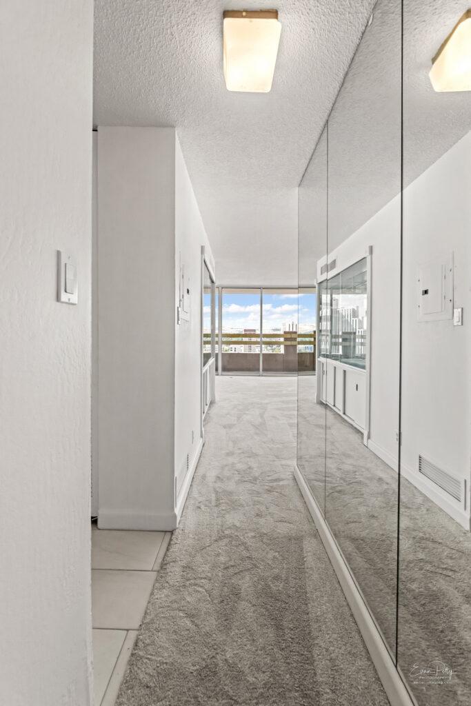 Hallway view from master bedroom