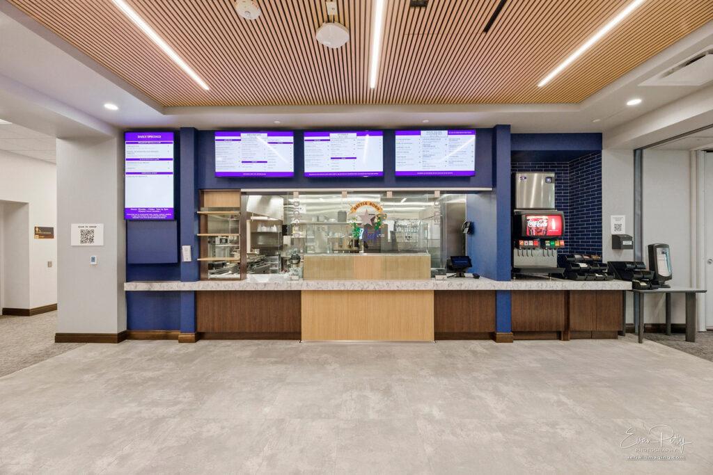 Cafe front Nevada State Capitol exterior photography of cafe