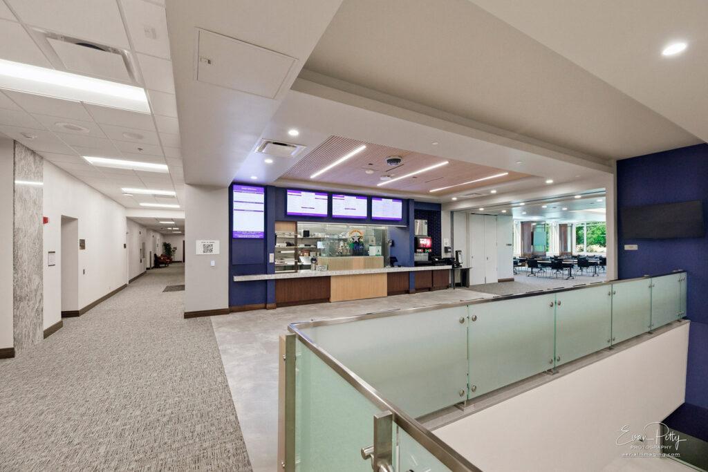 Interior architecture of the Nevada State Legislature cafe entrance