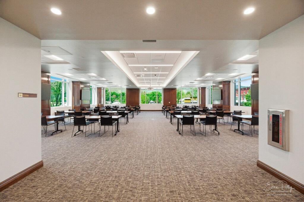 Nevada State Legislature building windows in office area