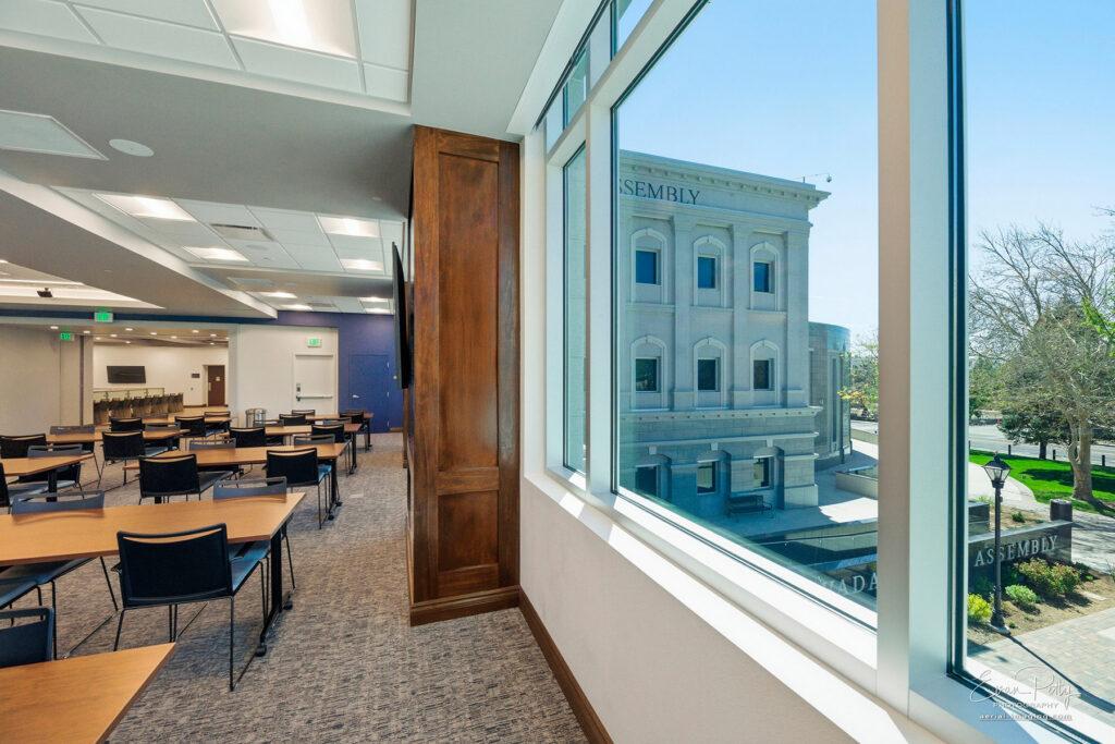 Nevada State Legislature office window view