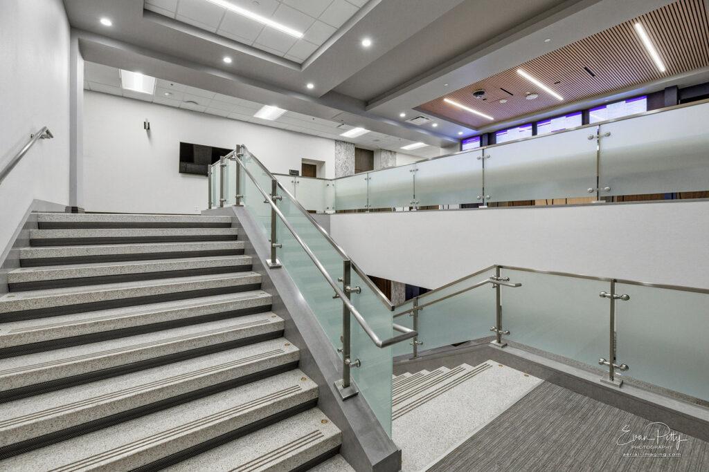 Stairwell at Nevada State Legislature in Carson City