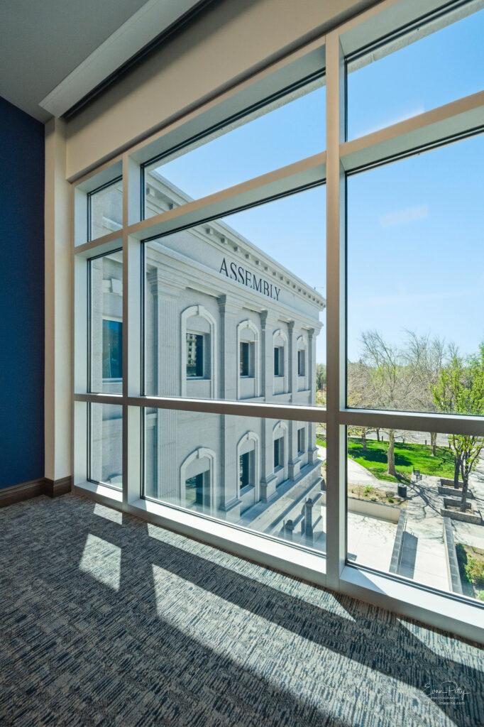 Nevada State Legislature office window view