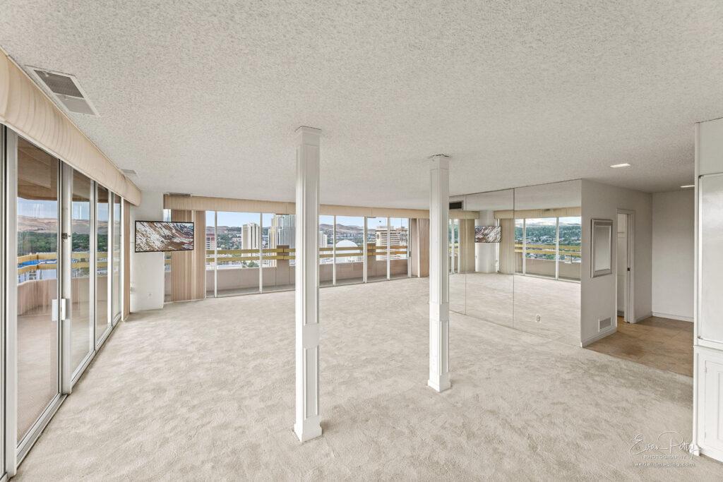 Large living room view at Arlington Towers
