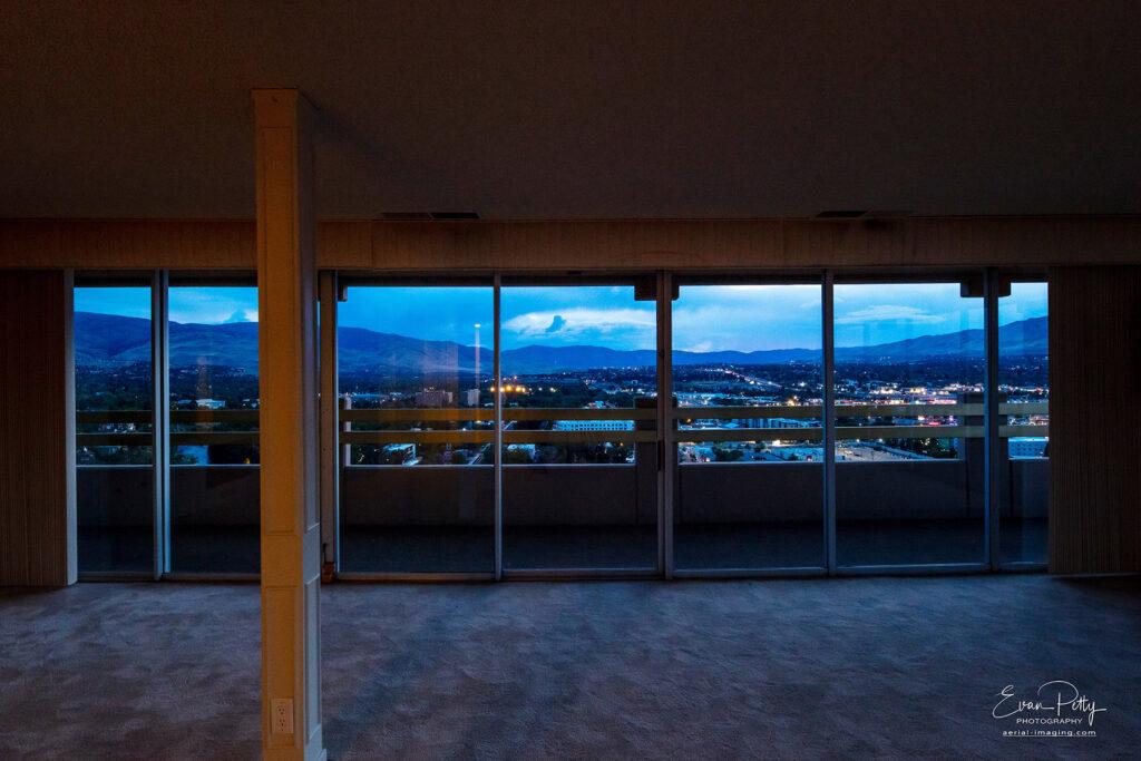 Night view from Arlington Towers