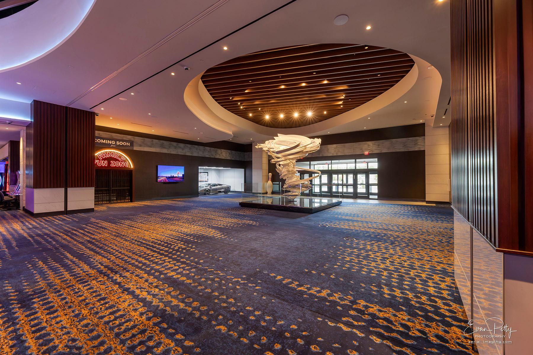 J Resort Reno hotel interior wide room casino photography