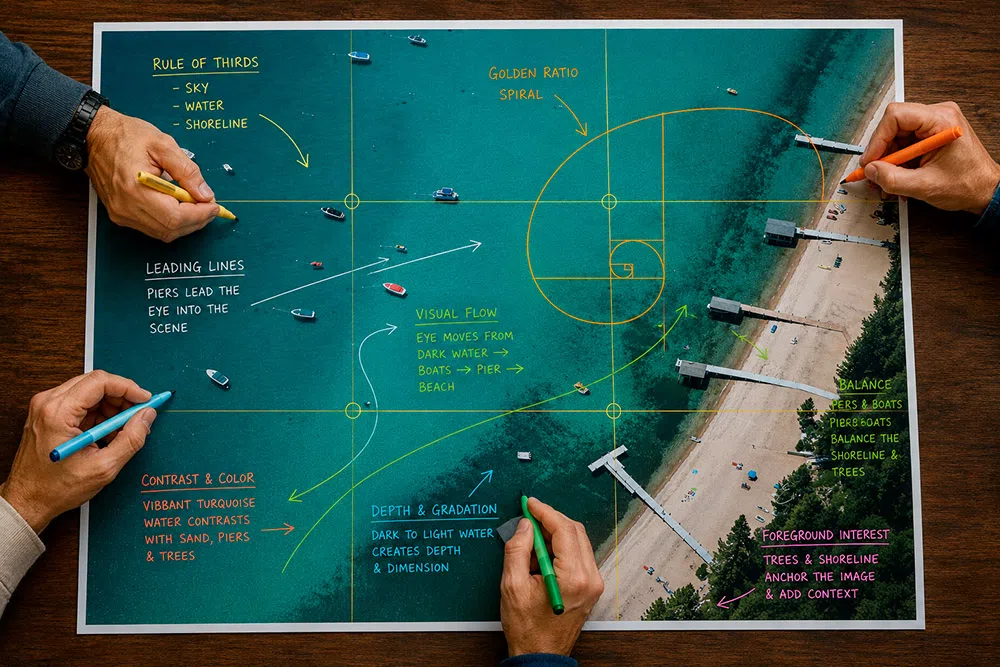 This is when you need aerials for your presentation